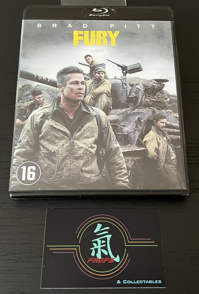 Blu-Ray : Fury * Region A B C * Brad Pitt *