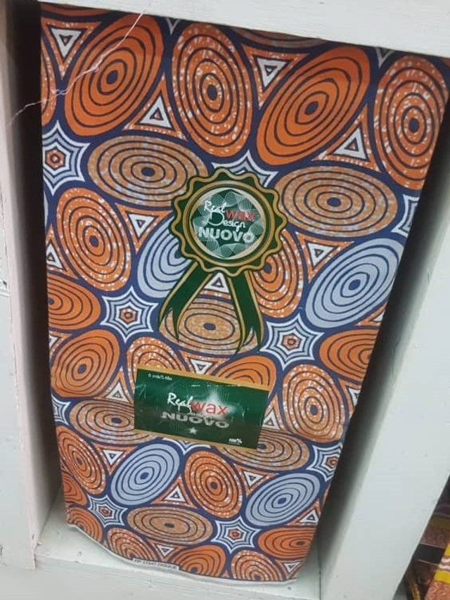 Tissu pagne wax africain Cicam 6 yard 100% coton,