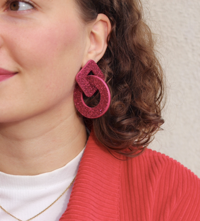 Alix • rose pailleté