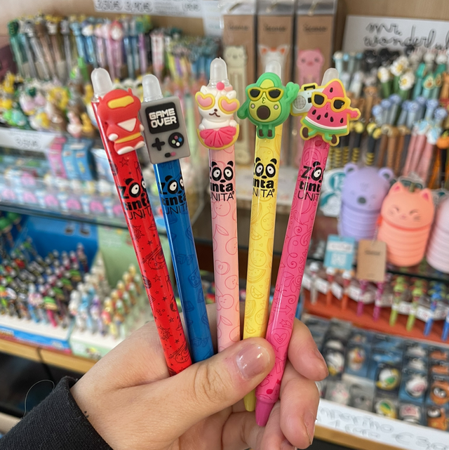 Penna cancellabile MiniZoo - a scatto 