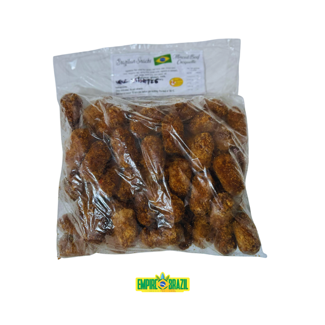 Croquete de carne Frito e Congelado / Fried and Frozen Beef Croquette LUCY MAIN 50units