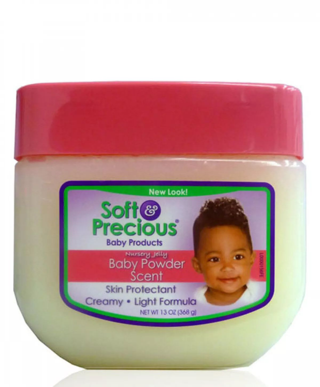 Soft &amp; Precious Baby Products Nursery Jelly Baby Powder Scent Skin Protectant 13 oz / 368 g
