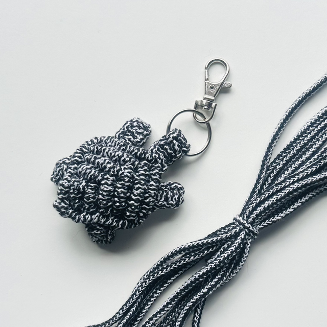 Limited Edition Handmade Macrame Sea Turtle Keyring