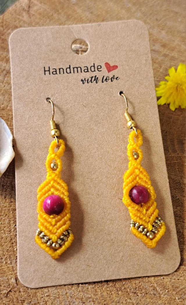 Boucles jaune et oeil de tigre