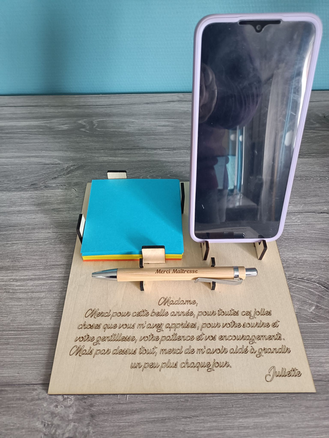 Bloc note merci Maîtresse