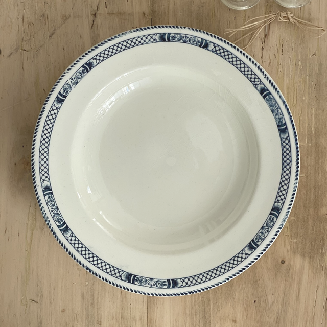 Assiettes Salins Vauban creuses (x6)