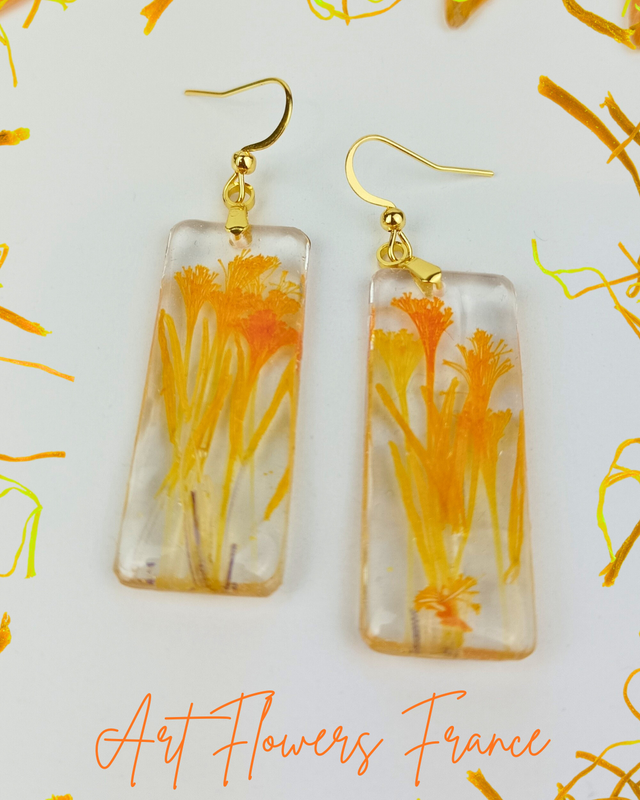 Boucles d'oreilles Safran (2)