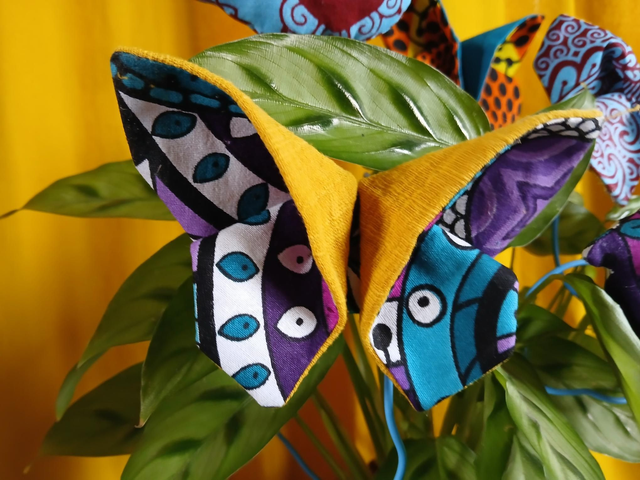 Papillon en tissu