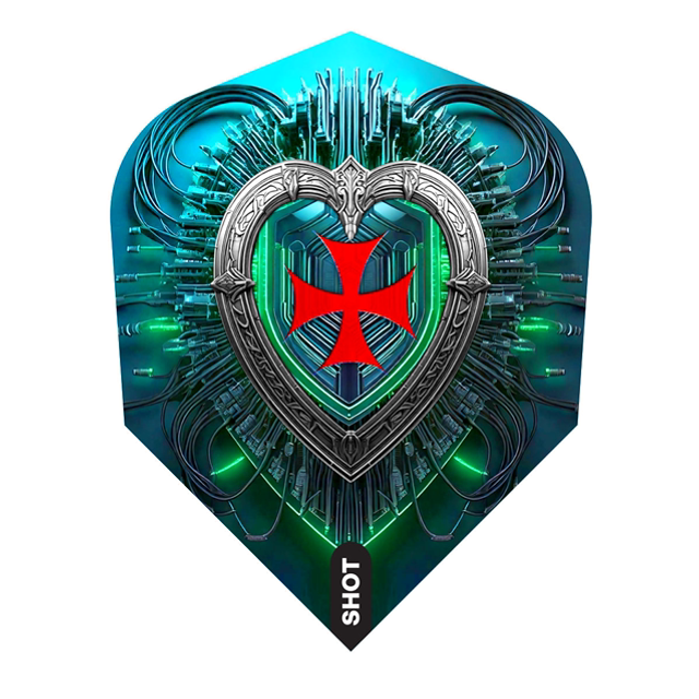 SHOT FUTURE KNIGHTS DREADHEART NO6 DART FLIGHTS