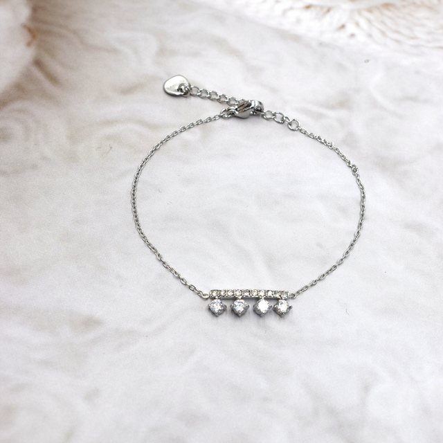 Bracelet triple strass 
