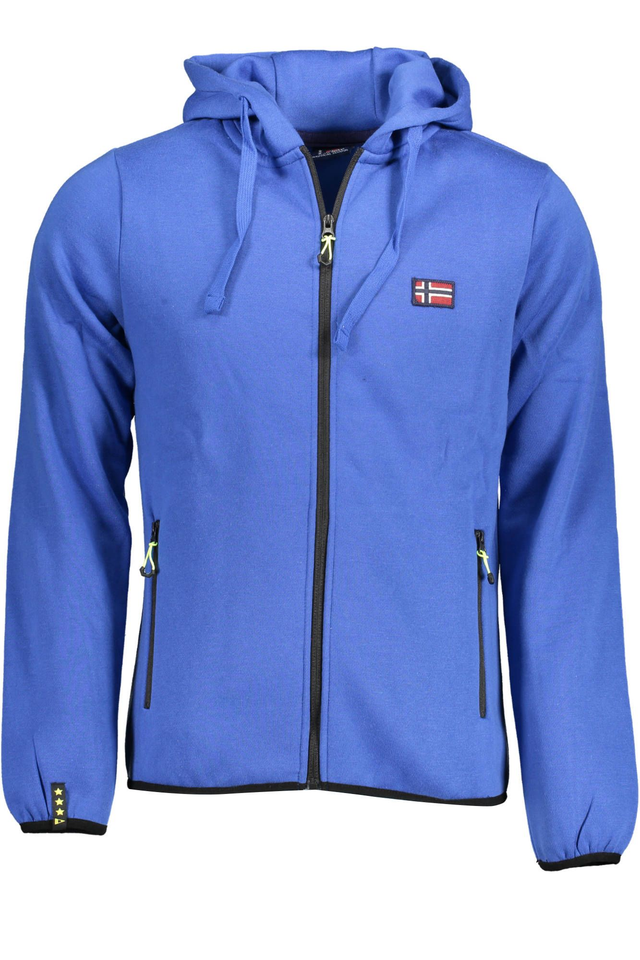NORWAY 1963 FELPA CON ZIP UOMO BLU