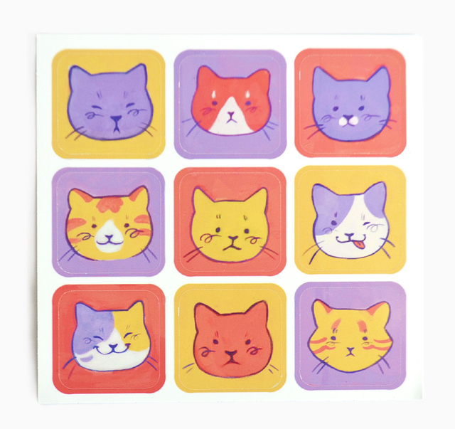 Mini Stickersheet: Cats