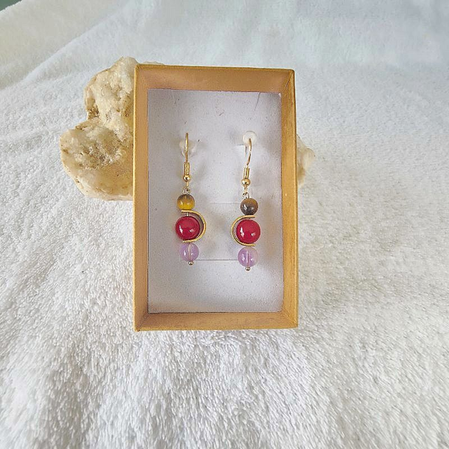 Boucles d&#039;oreilles perles