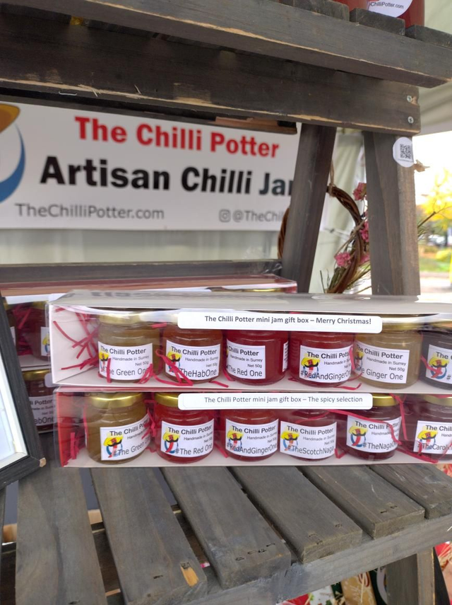 Six mini Mild Chilli jam  box set