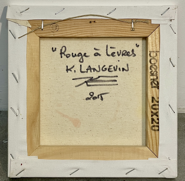 Rouge à lèvres - 20x20cm - 2015