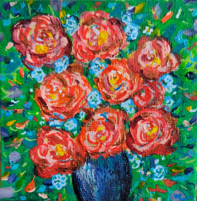 🔴 Rose bouquet (mini)