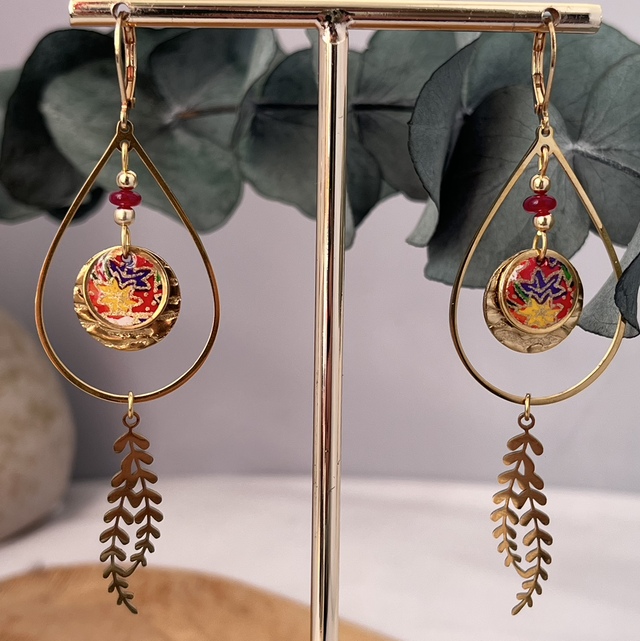 Boucles d’oreilles acier inoxydable 