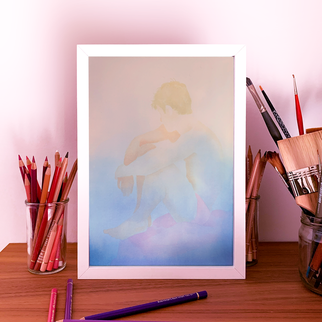 Plage -print 21x29,7 cm