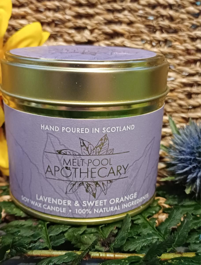 Lavender &amp; Sweet Orange Candle
