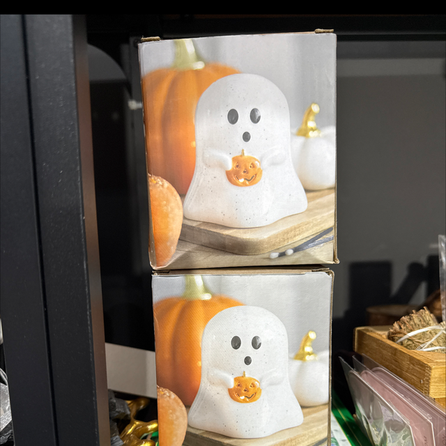 2x ghosty tea light holders bundle