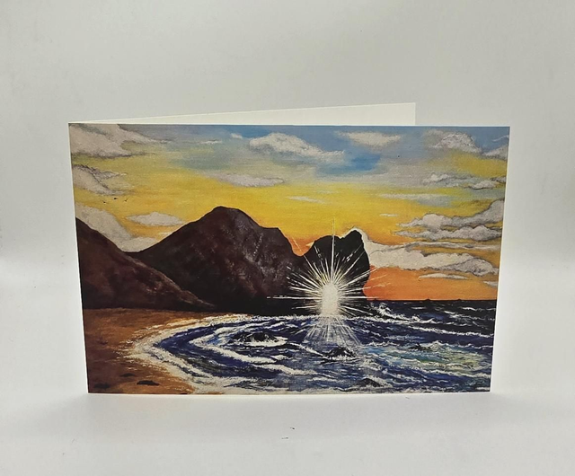 687. Greetings card. Durdle Door