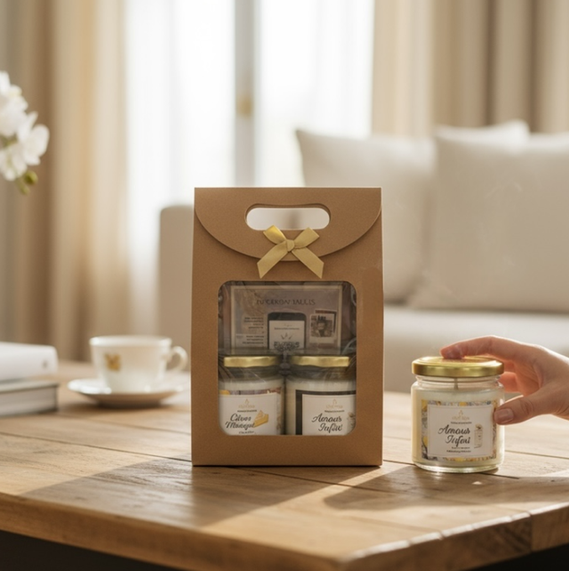 Coffret 2 bougies 140g