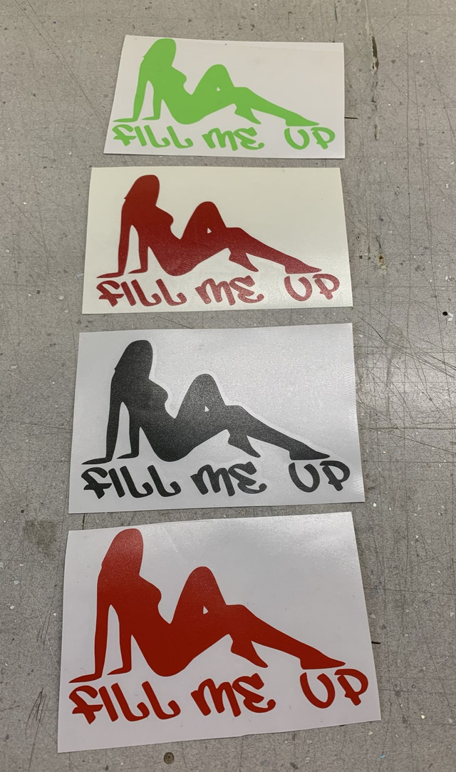 Fill Me Up Sticker 