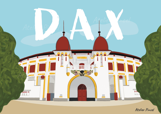 Carte Postale - Arènes de Dax