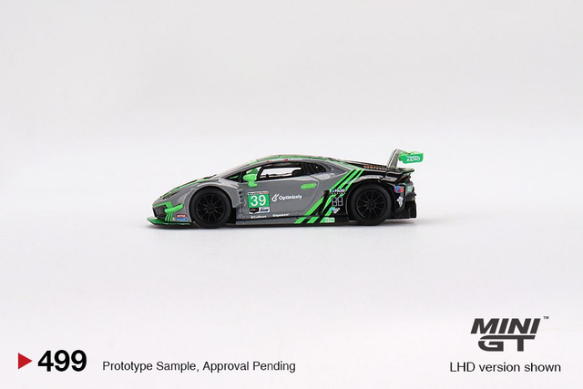 MGT00499 Mini GT 1/64 Lamborghini Huracán GT3 EVO #39 2022 IMSA Road America 2nd Place (LHD)