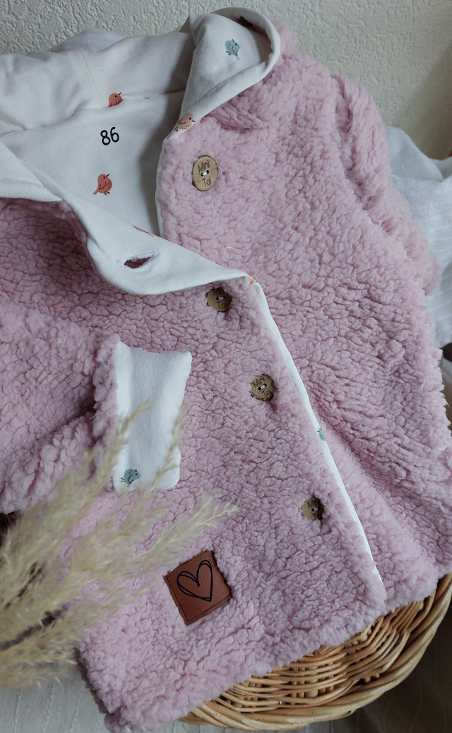 Veste bouclettes &quot;sherpa&quot; 86/92