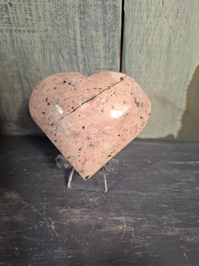 Peruvian Rhodonite Heart 