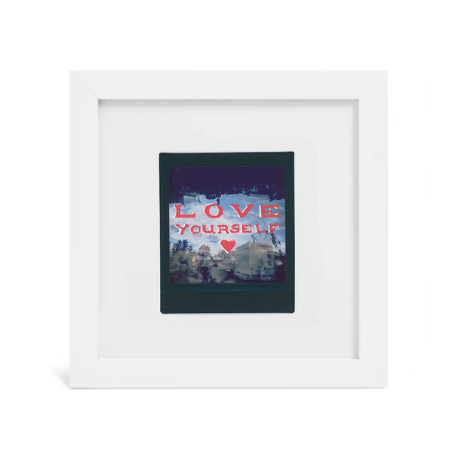 Framed Love Yourself Instax Artwork