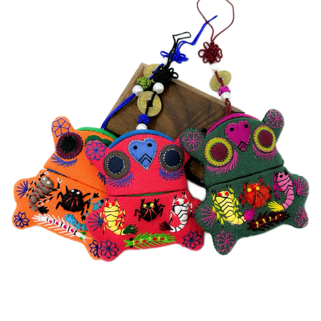 Crapaud doré de la prospérité（Orange ）