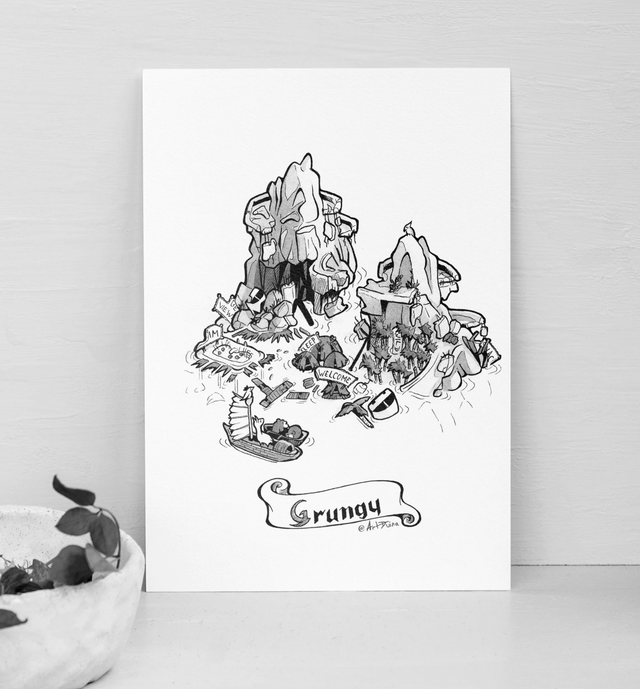 îles fantasy - L'aventure du Lama - Illustrations à l'unité
