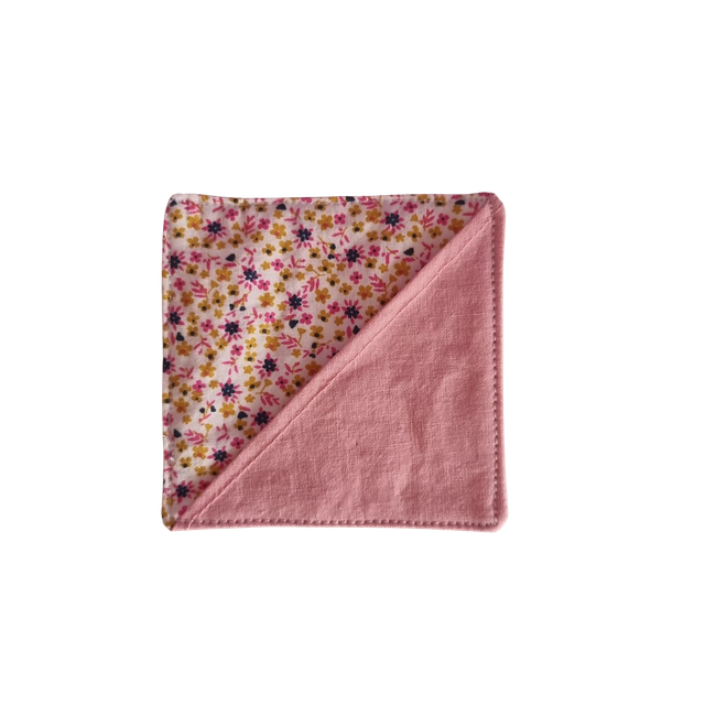 Marque-page en tissu carré