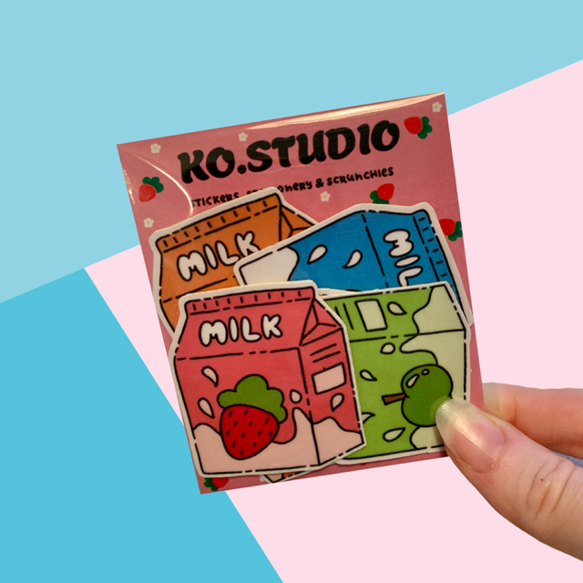 MILK sticker pack