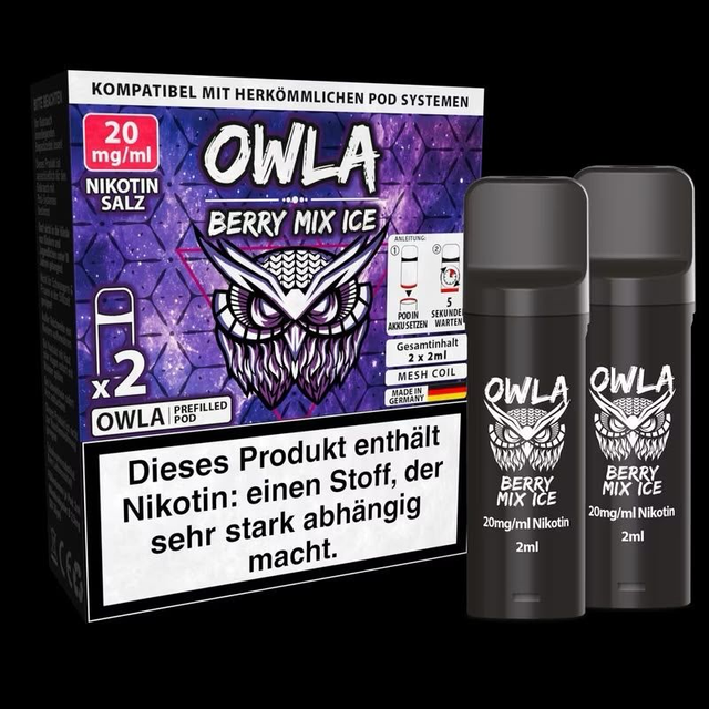 OWLA Berry Mix Ice – 2er Pods | 20 mg/ml