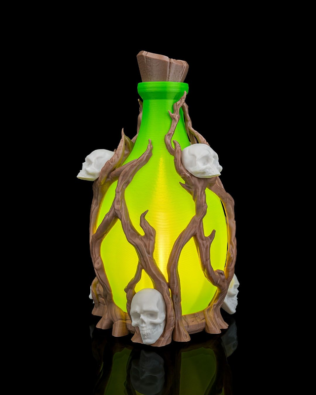 3D Druck: Deadly Sip, Table Lamp - Tranklampe 