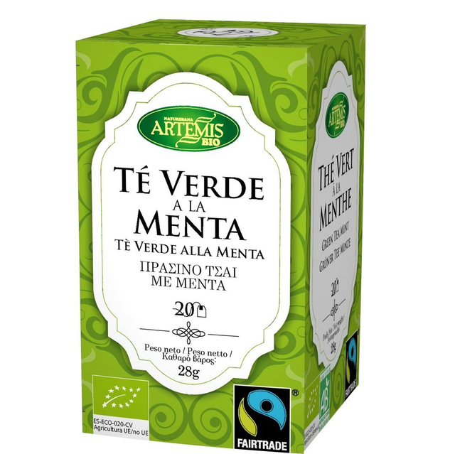 TÉ VERDE A LA MENTA BIO