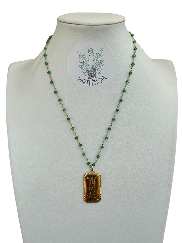 Collana Hamsa carta dei tarocchi