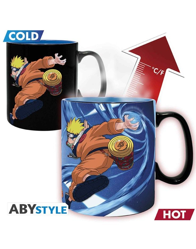 Naruto Shippuden: Naruto &amp; Sasuke Heat Change Mug