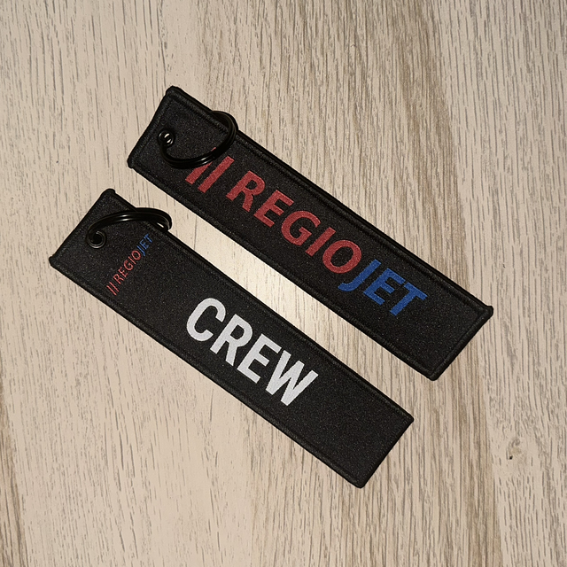 Klíčenka - RJ Crew, černá