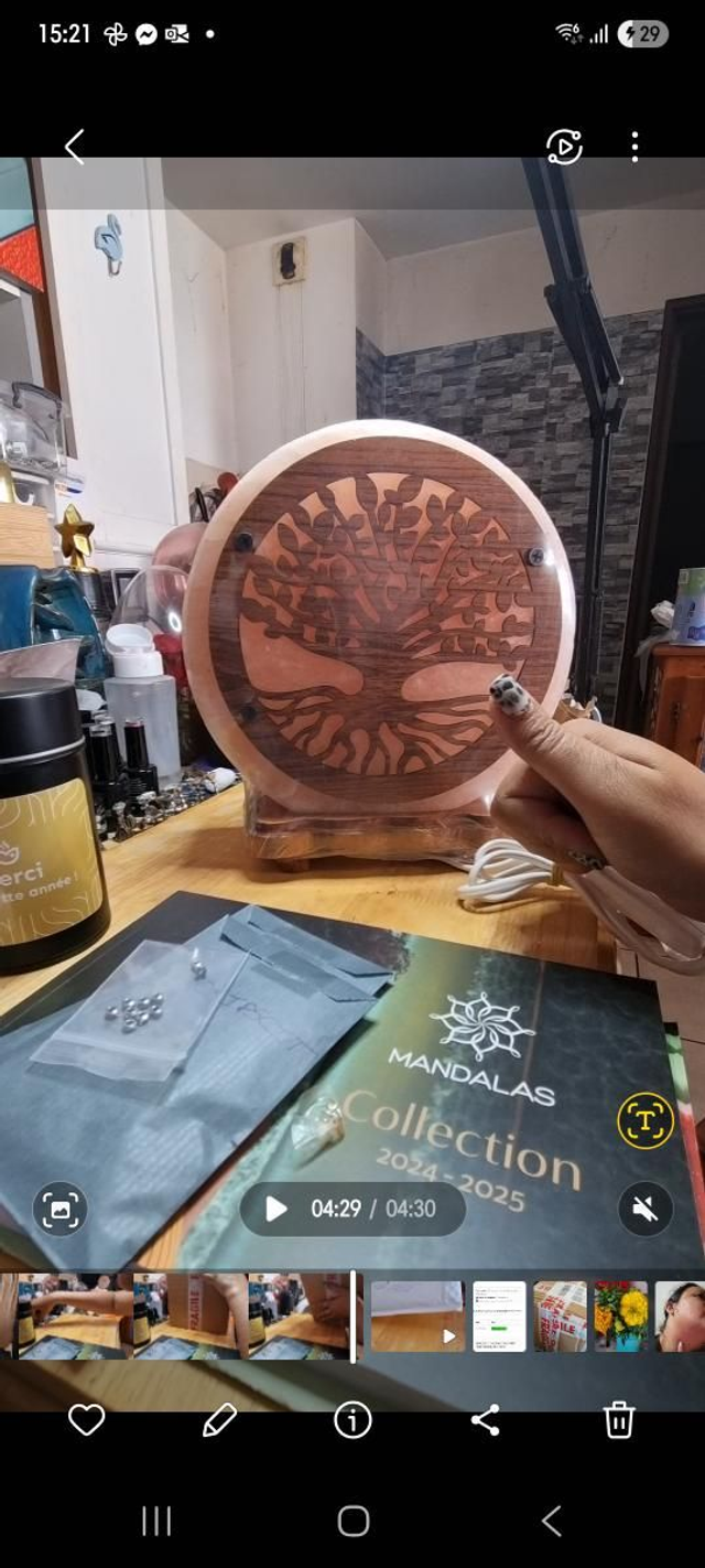 Lampe de sel Arbre de vie 