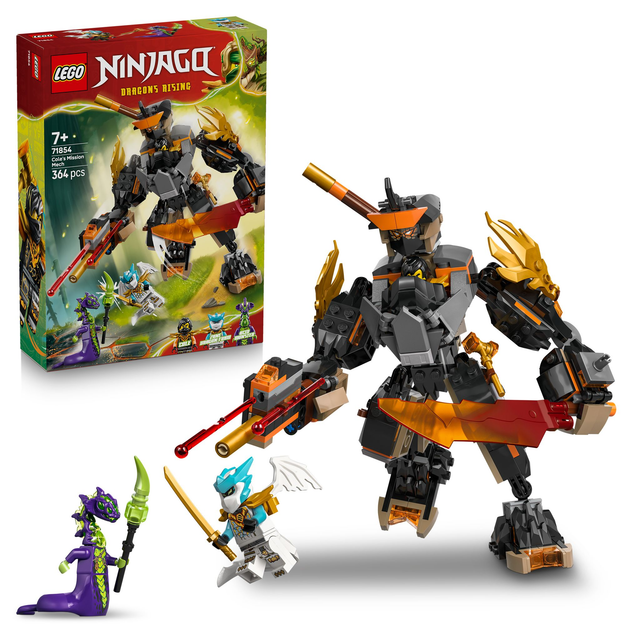 LEGO 71854 Ninjago Coles Action-Mech und Drachen-Zane