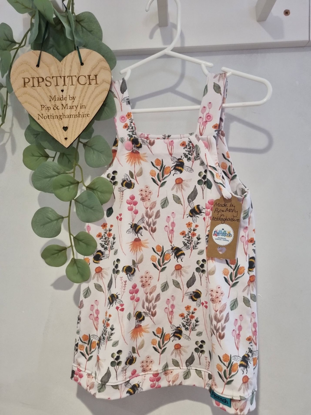 Pinafore Dress Bees