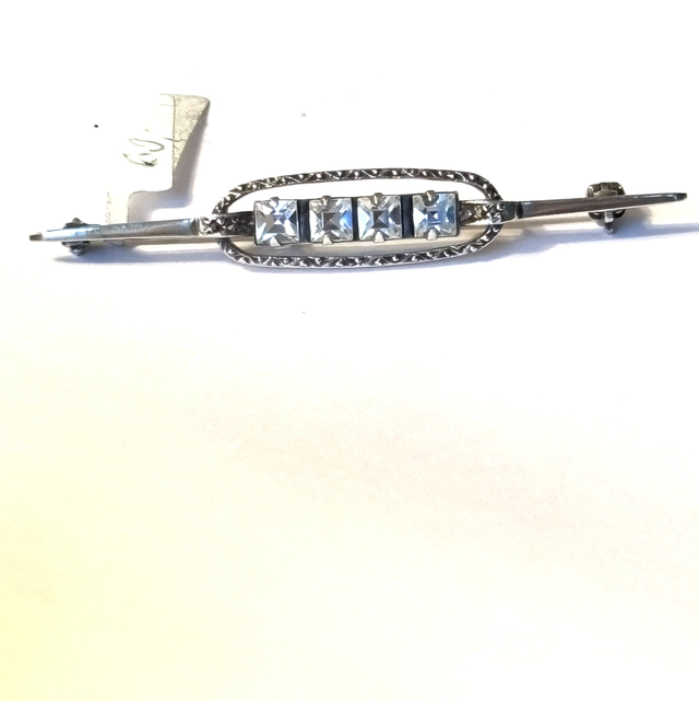 Stabbrosche silber Anstecknadel