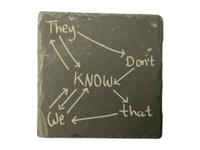 They Don&#039;t Know That We Know Coaster