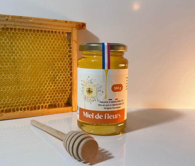 Miel de fleurs 500g