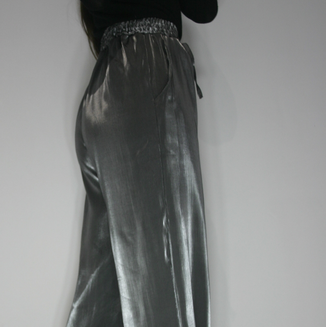 Pantalon satiné