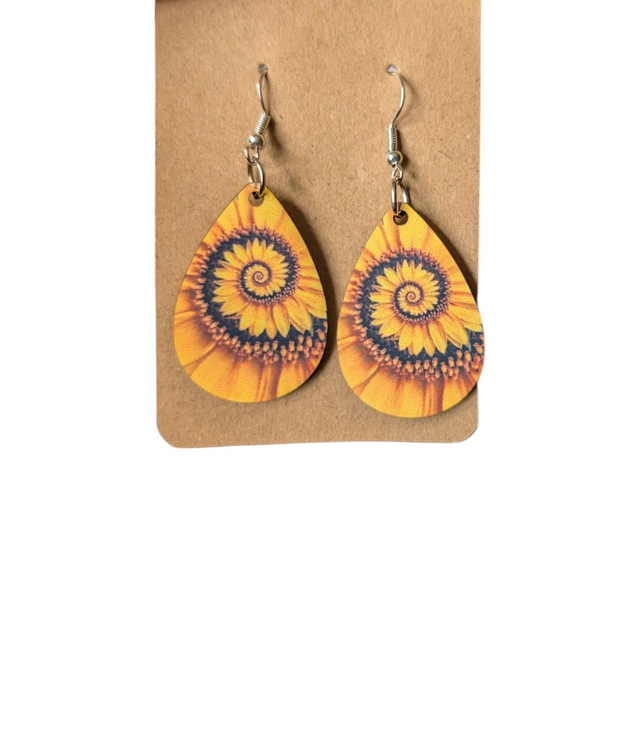 N°21 Boucles d'oreilles goutte d'eau petite fantaisie hypoallergénique 